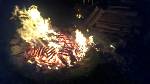 Alleingelassenes Feuer lst Feuerwehreinsatz aus