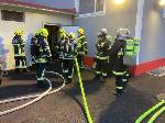 Kellerbrand im Feuerwehrhaus, Uebung gemeinsam mit der FF Pischelsdorf